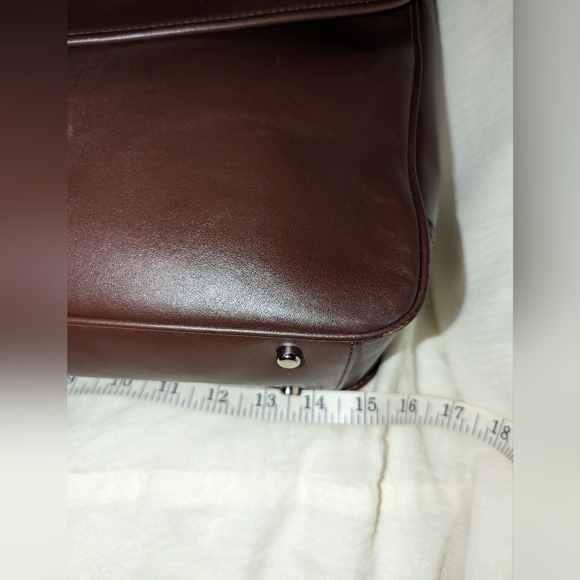 COACH Leather Messenger Bag Briefcase D 72070 Brown EUC - Picture 8 of 12
